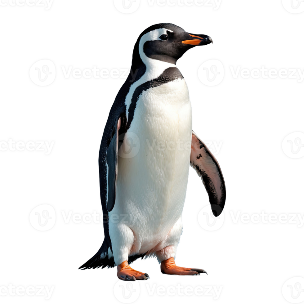 AI generated Penguin isolated on transparent background png