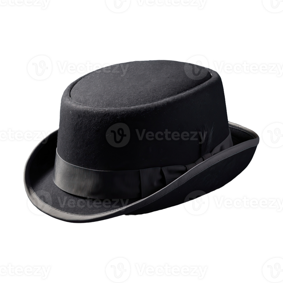 AI generated Bowler Hat isolated on transparent background png