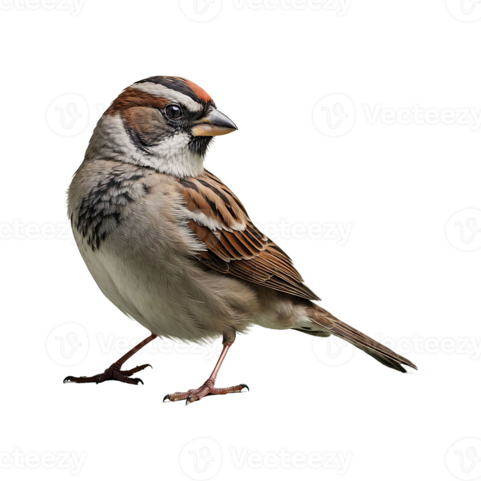 AI generated Sparrow bird isolated on transparent background png