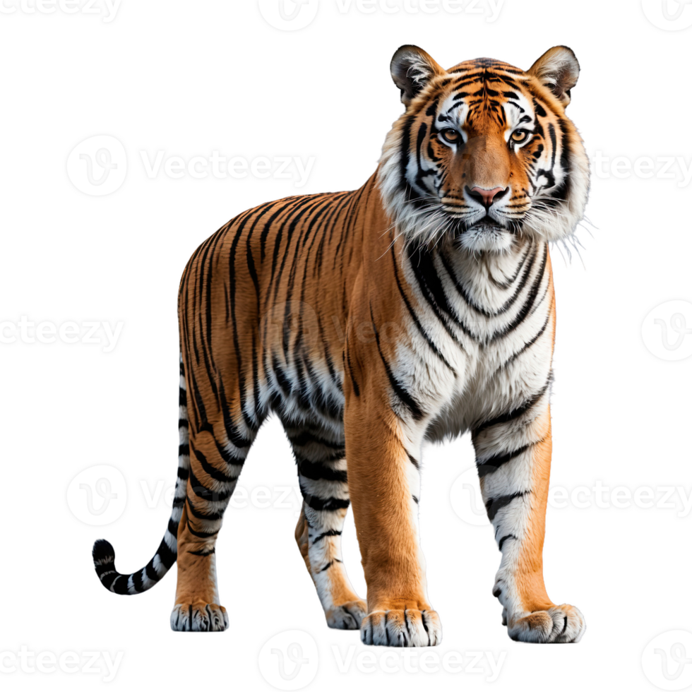 AI generated Tiger isolated on transparent background png