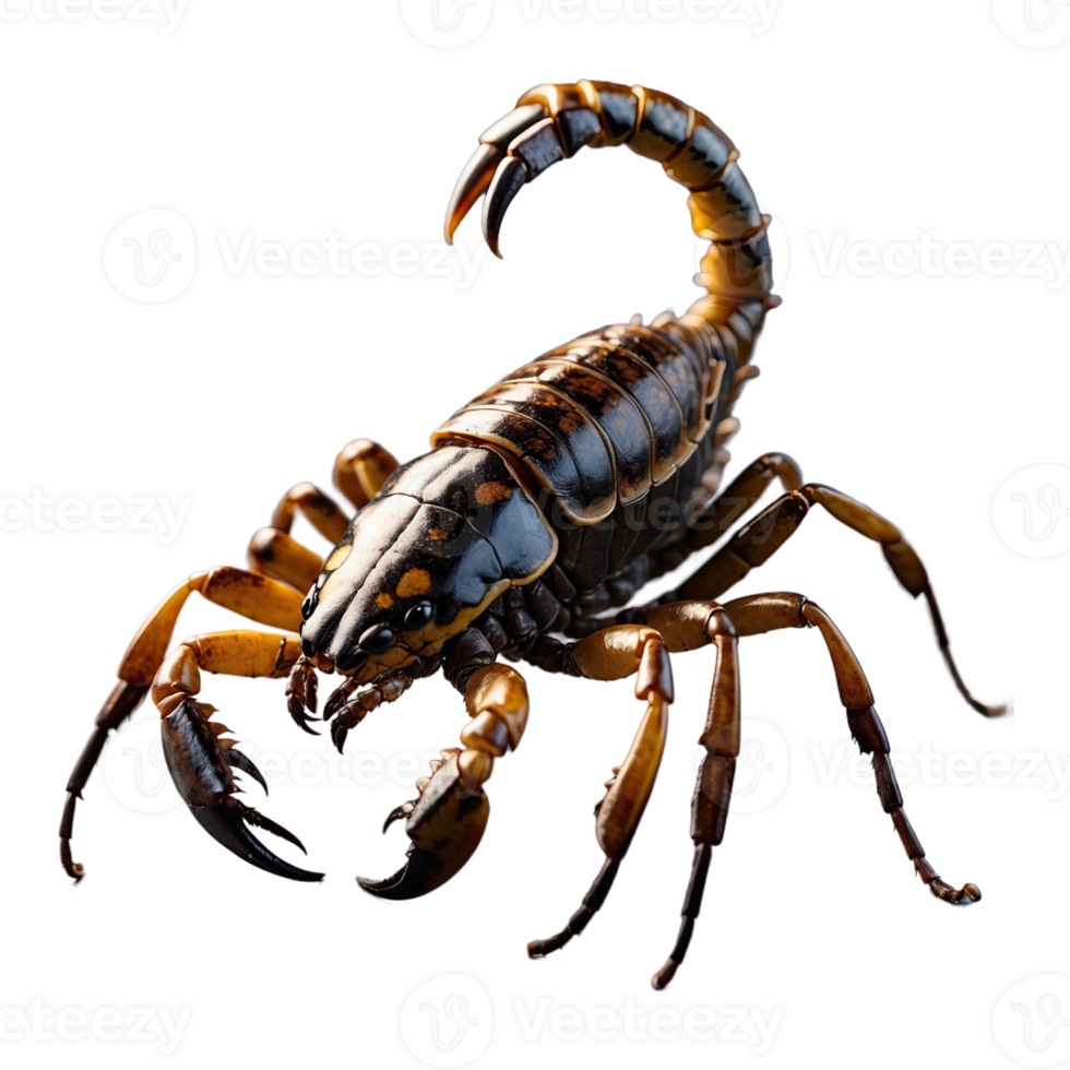 ai généré Scorpion isolé sur transparent Contexte png