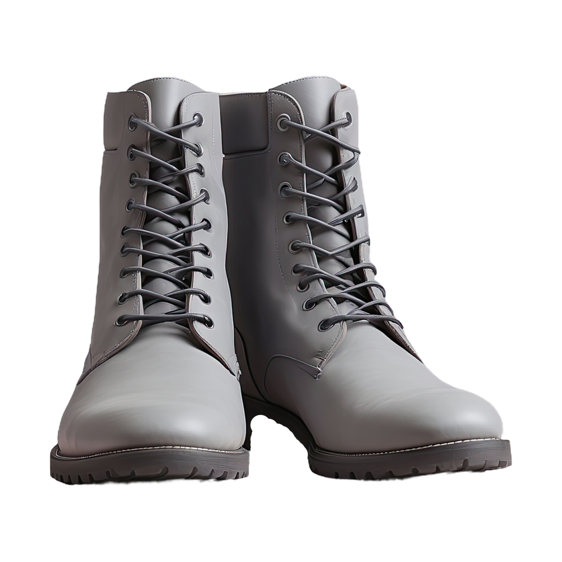 AI generated Grey Boot isolated on transparent background 36398255 PNG