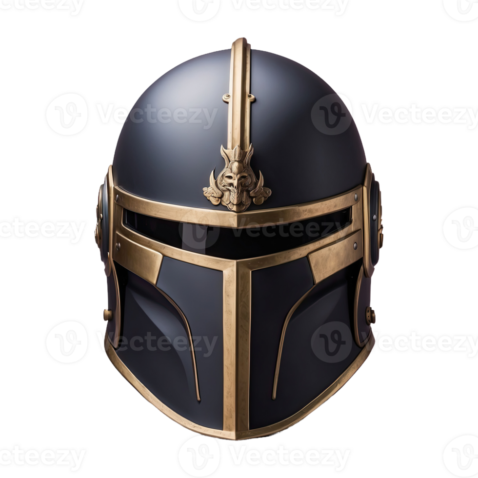 AI generated Armet Helmet isolated on transparent background png