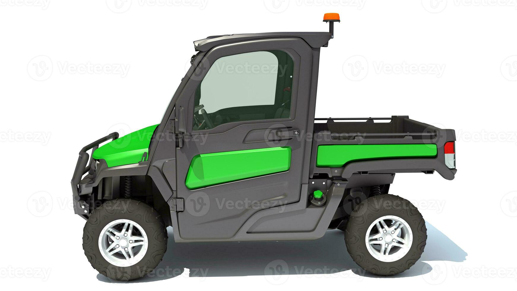 UTV Utility Vehicle 3D rendering on white background photo