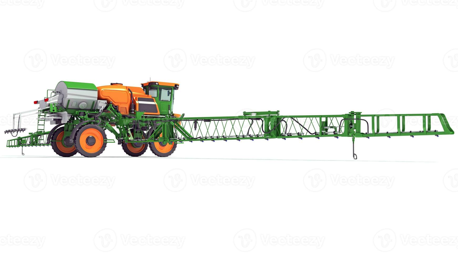 Farm Sprayer 3D rendering on white background photo