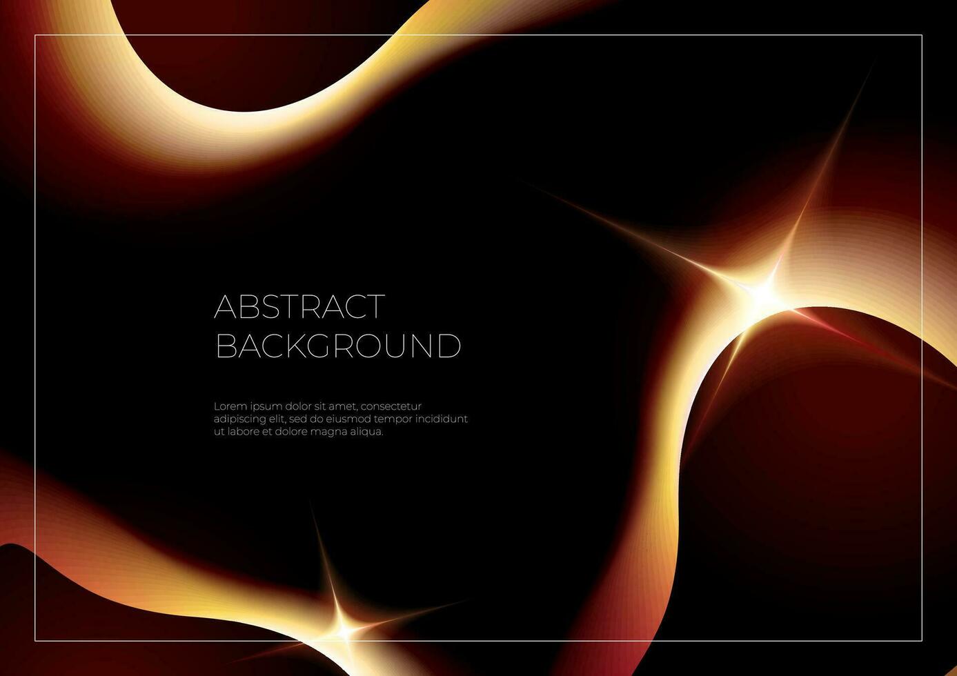 Black background with blurred neon gradients, glowing geometric shapes with a holographic light blur effect. Trendy bright futuristic colorful with smooth gradient vector