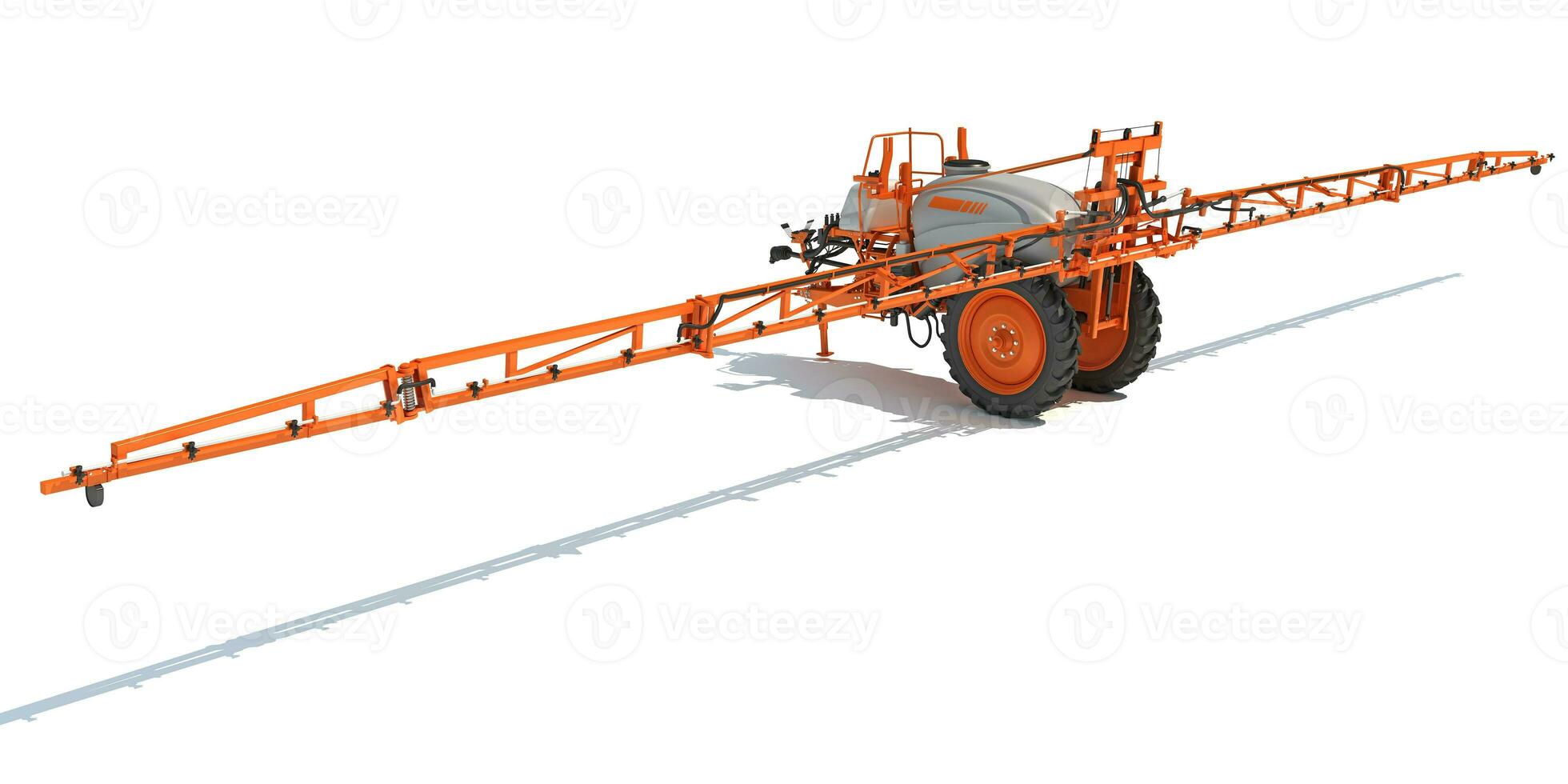 Farm Sprayer 3D rendering on white background photo