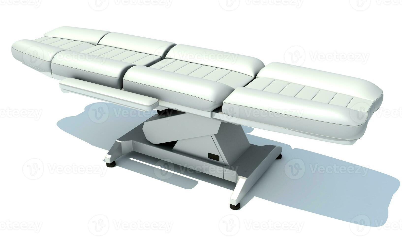 Medical Examination Chair 3D rendering on white background photo