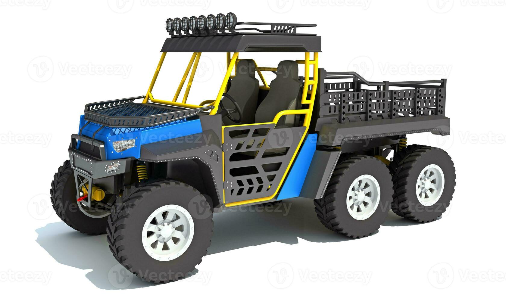 UTV Utility Terrain Vehicle 3D rendering photo