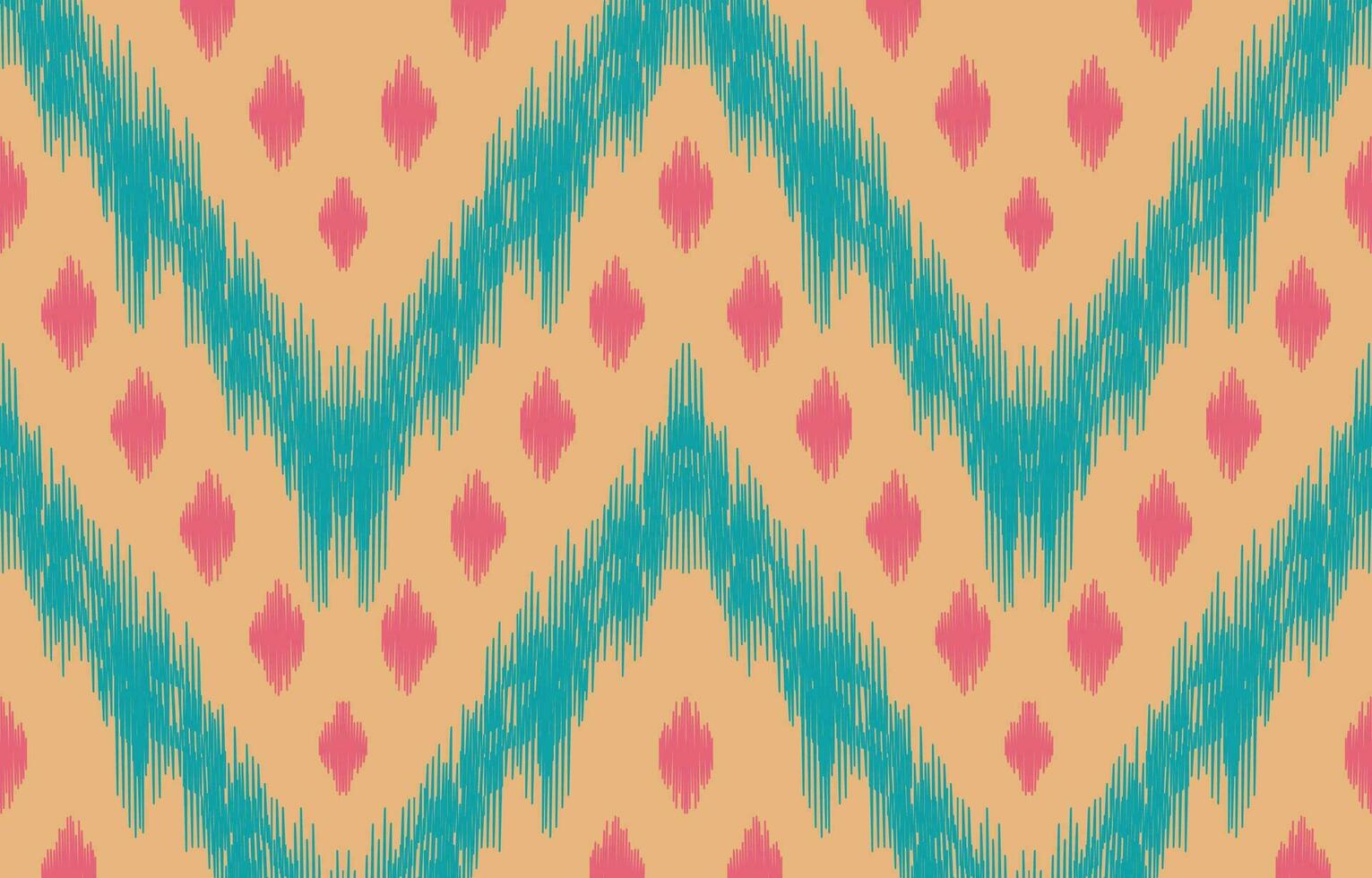 Ethnic abstract ikat art. Aztec ornament print. geometric ethnic pattern seamless  color oriental.  Design for background ,curtain, carpet, wallpaper, clothing, wrapping, Batik, vector illustration.