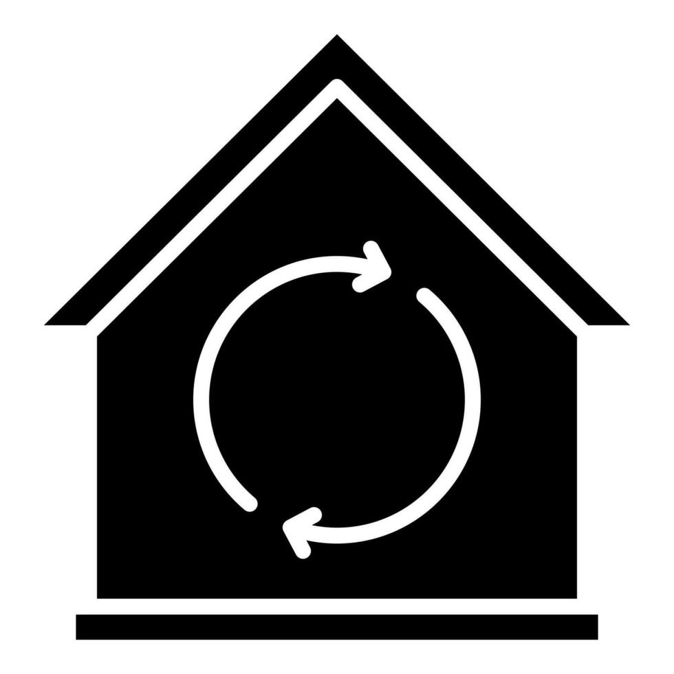 hogar restauracion icono línea vector ilustración