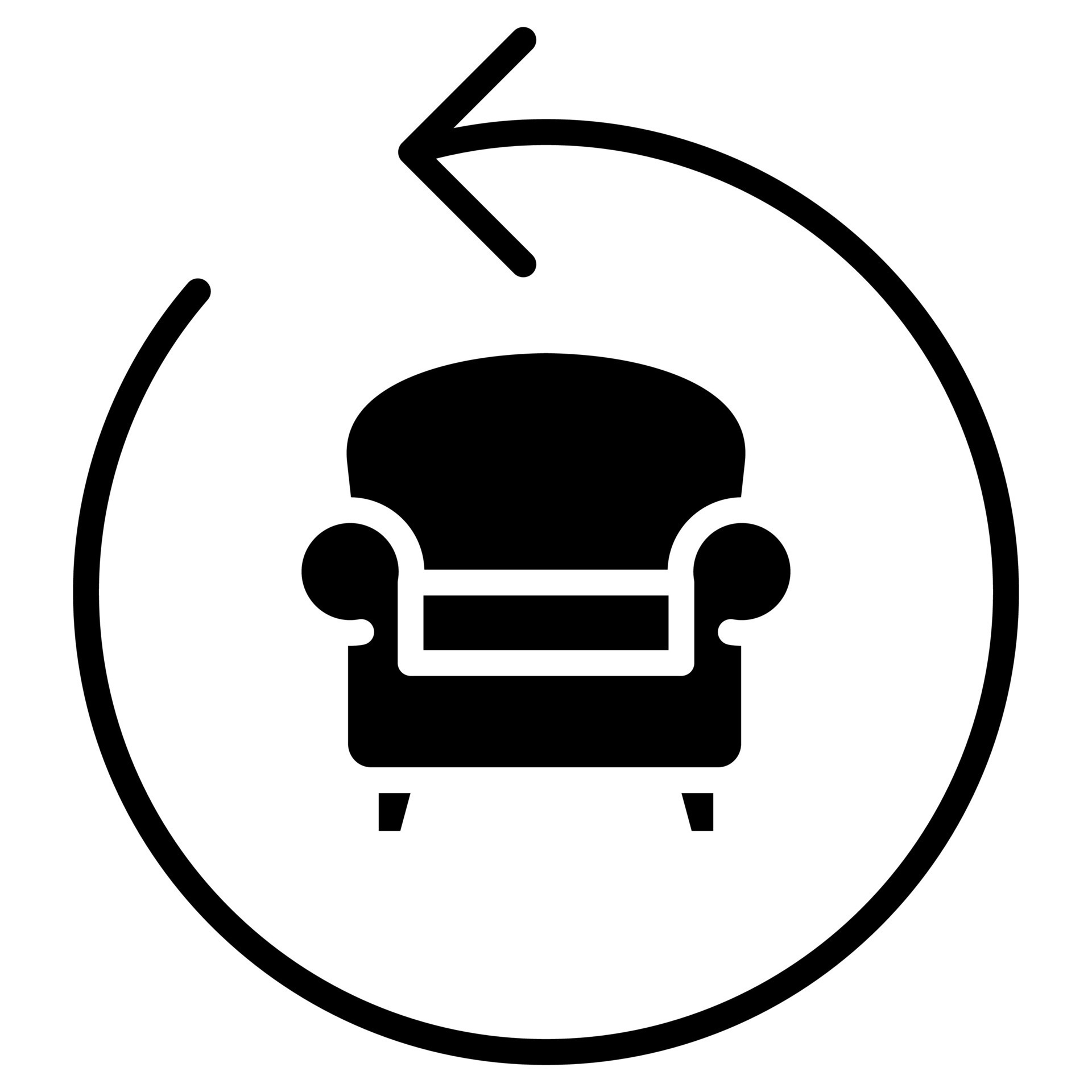 Furniture Restoration icon line vector illustration 36401740 Vector Art