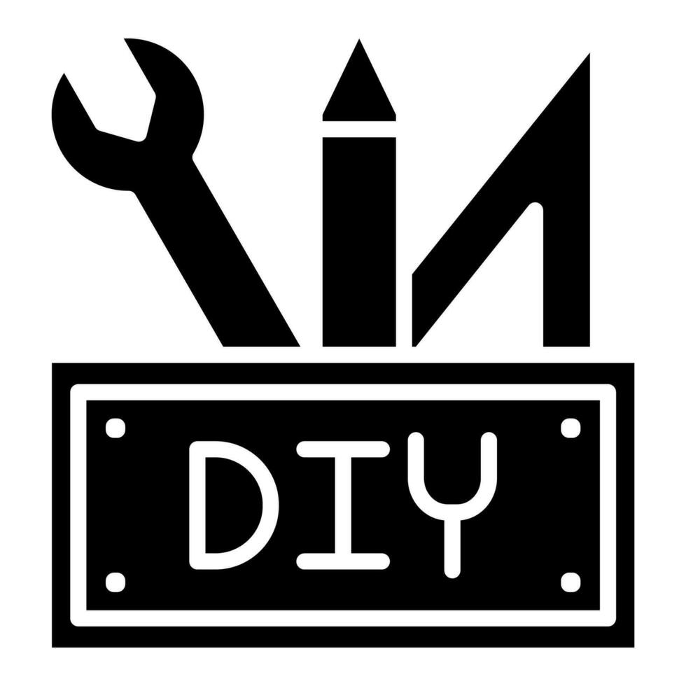DIY Projects icon line vector illustration