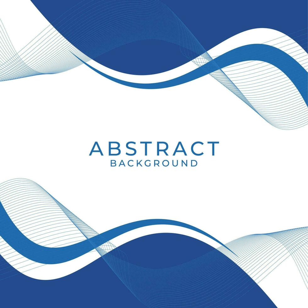 Abstract curved and wave lines background template vector