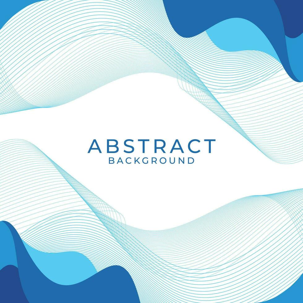 Abstract curved and wave lines background template vector