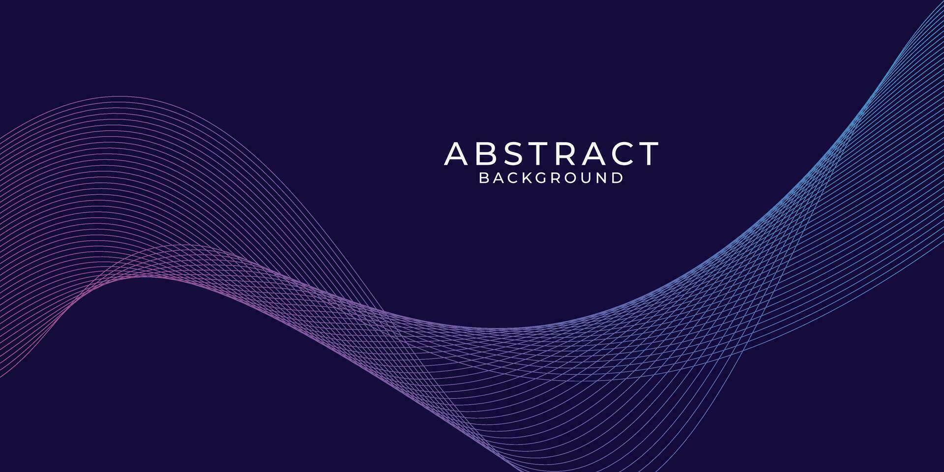 Abstract curved and wave lines background template vector