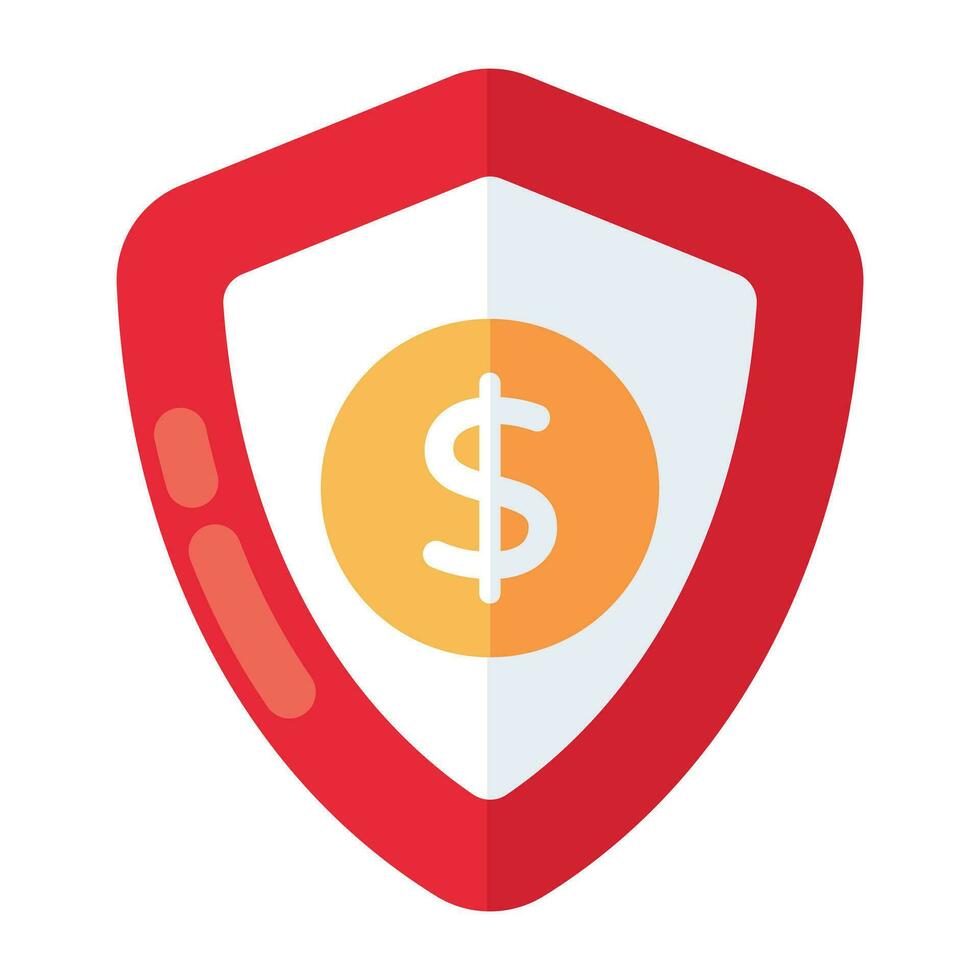 A perfect design icon of financial security vector
