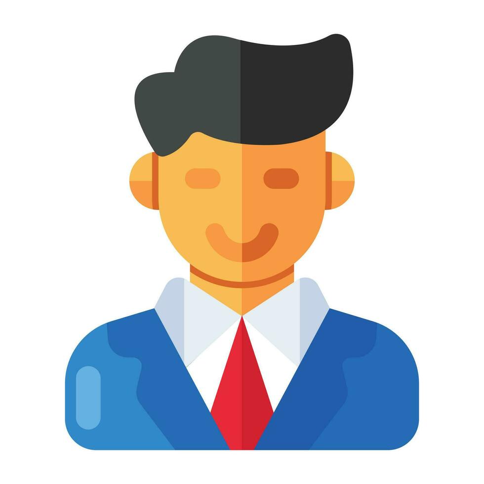 icono de diseño moderno de hombre de negocios vector