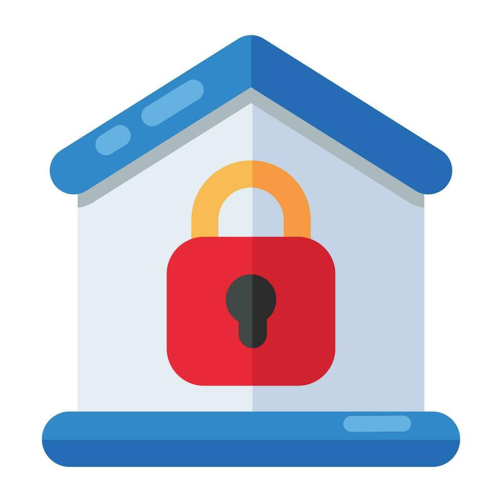 icono de diseño moderno de seguridad en el hogar vector