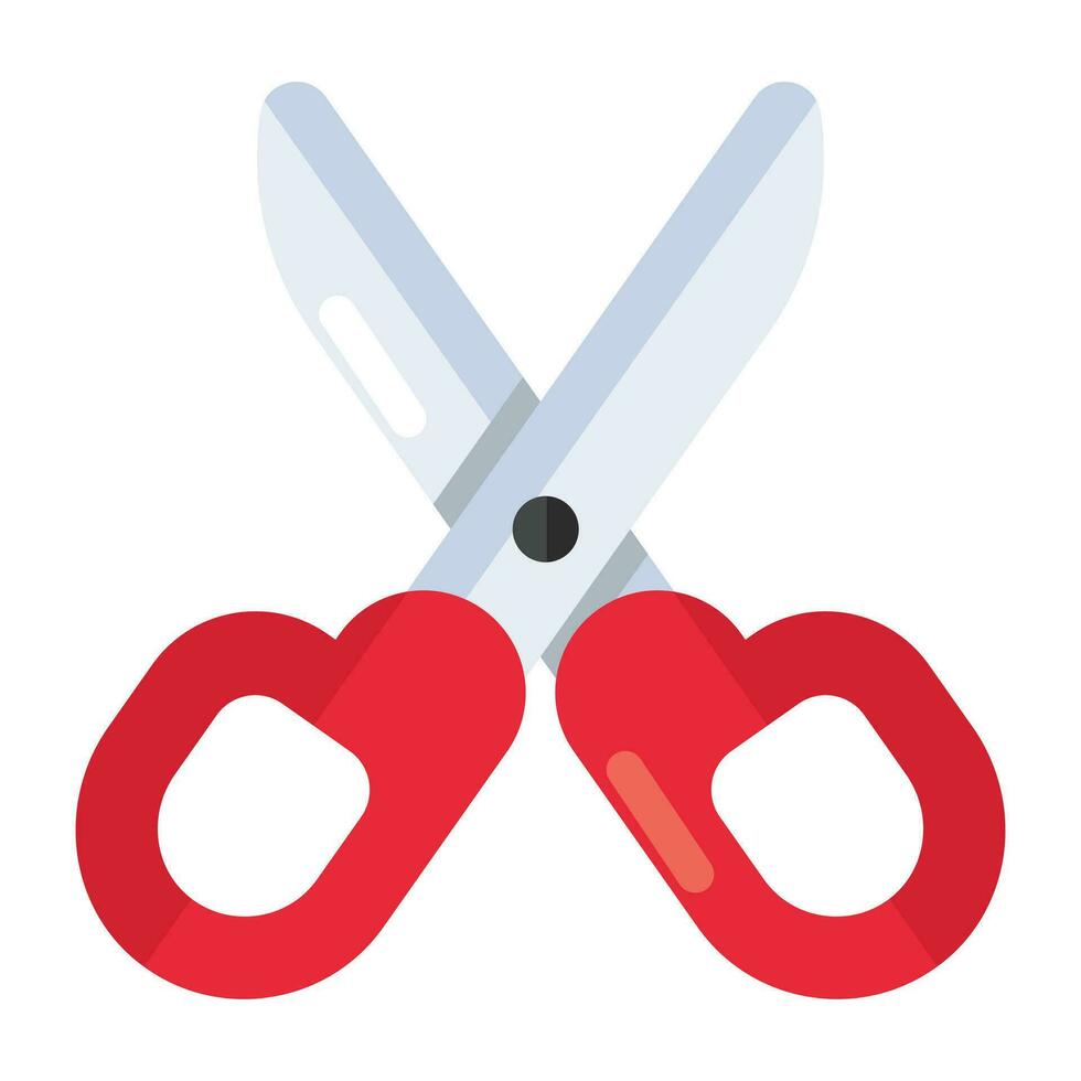 Trendy vector design of scissors