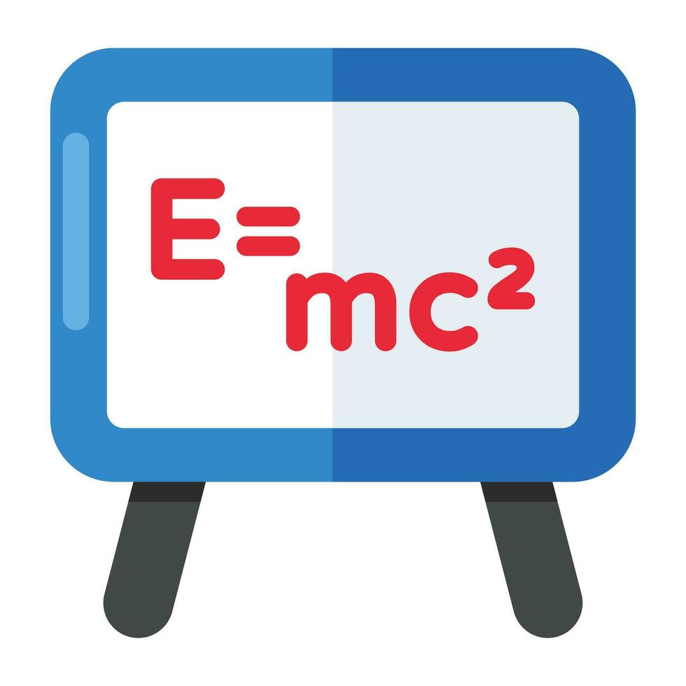 An icon design of physics formula vector