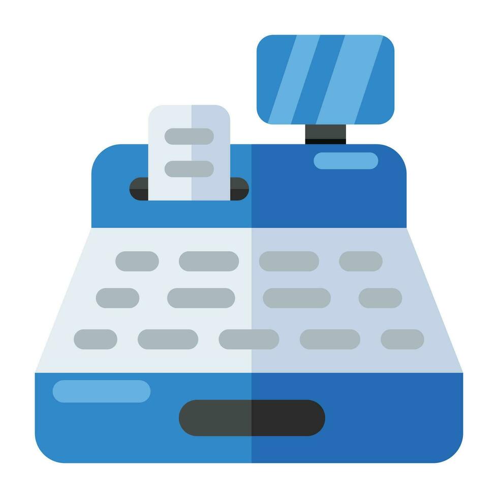 A premium download icon of cash register vector