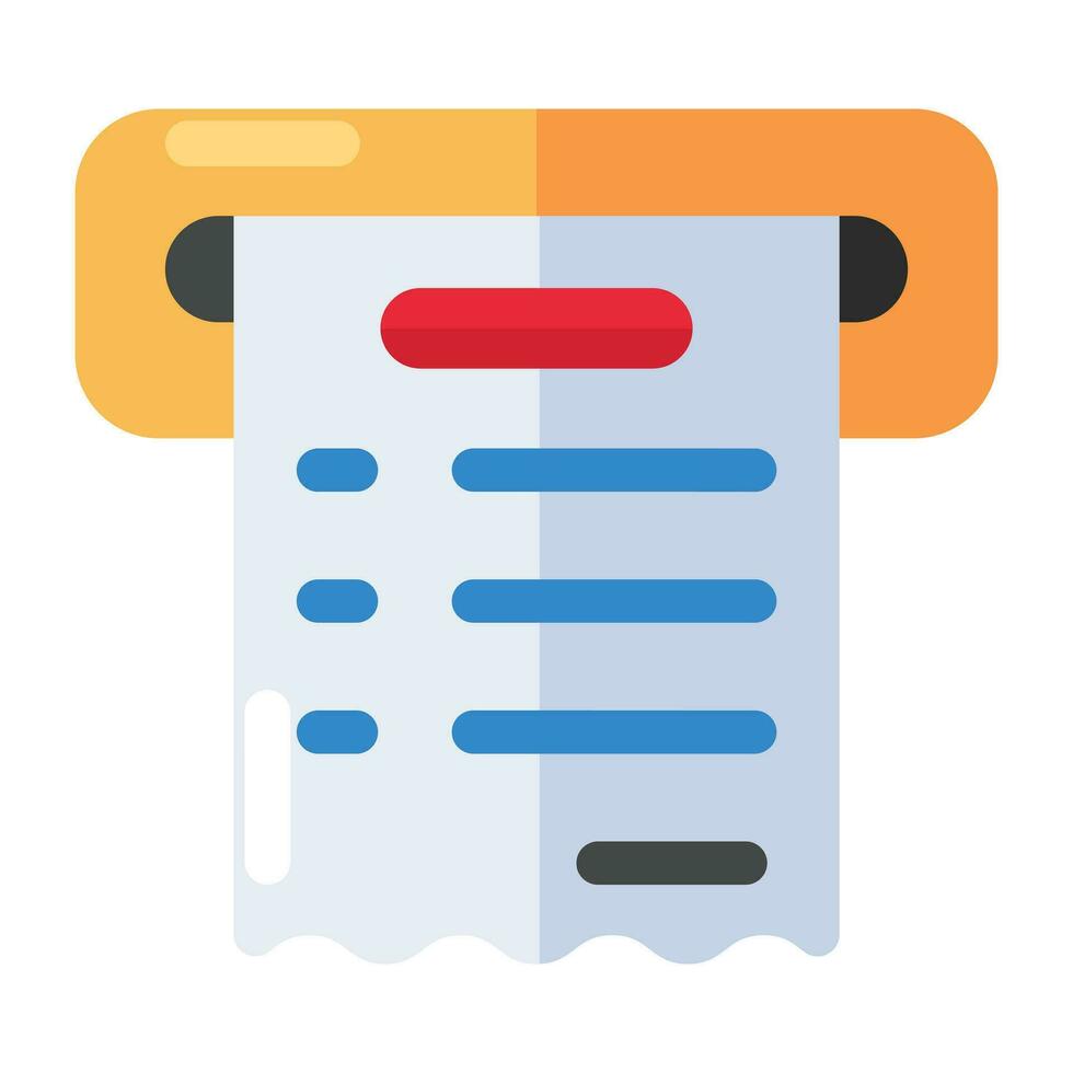 Trendy vector design of bank slip 36402594 Vector Art at Vecteezy