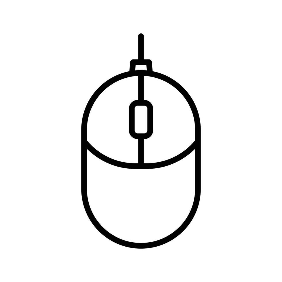 computer mouse icon vector design template simple and clean