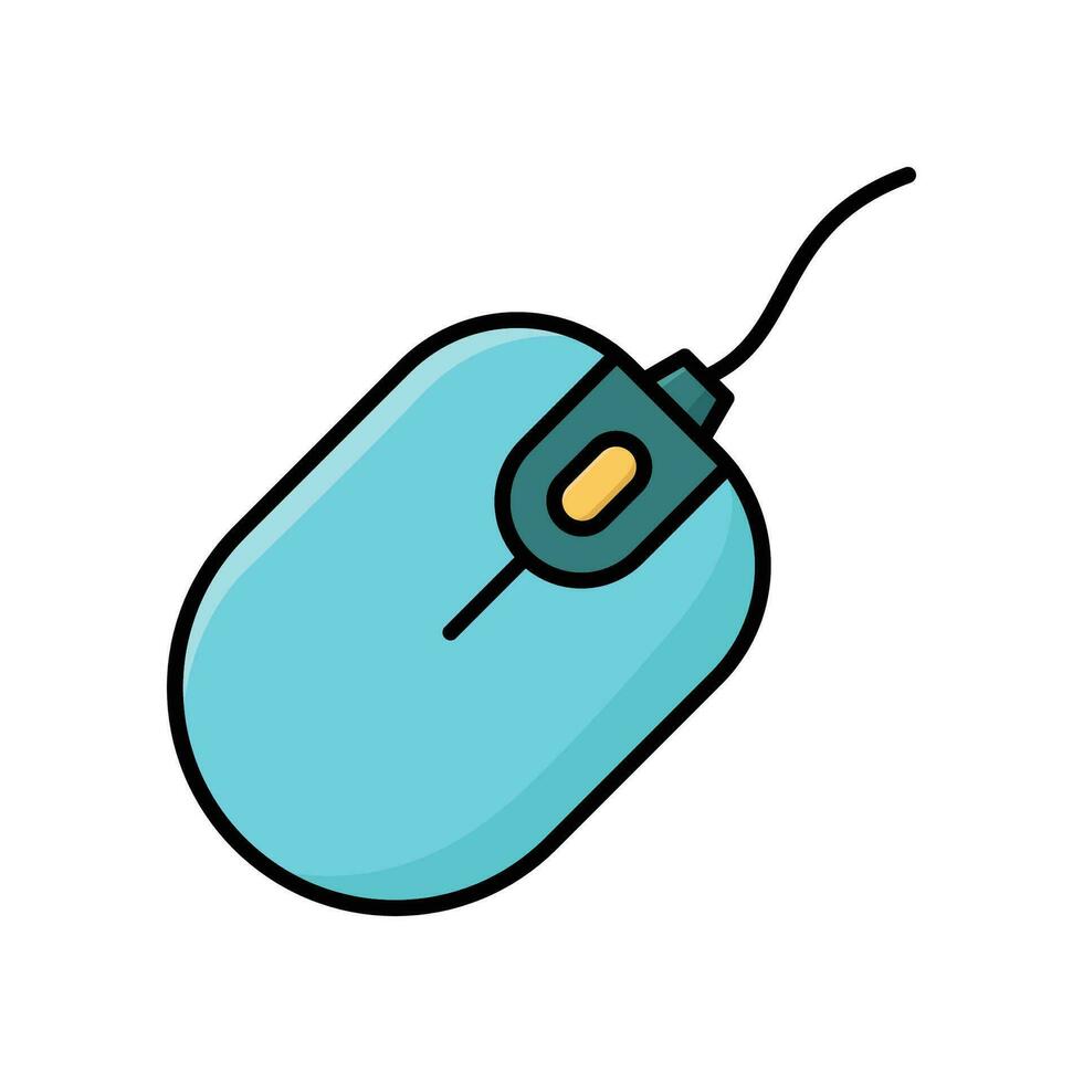 computer mouse icon vector design template simple and clean