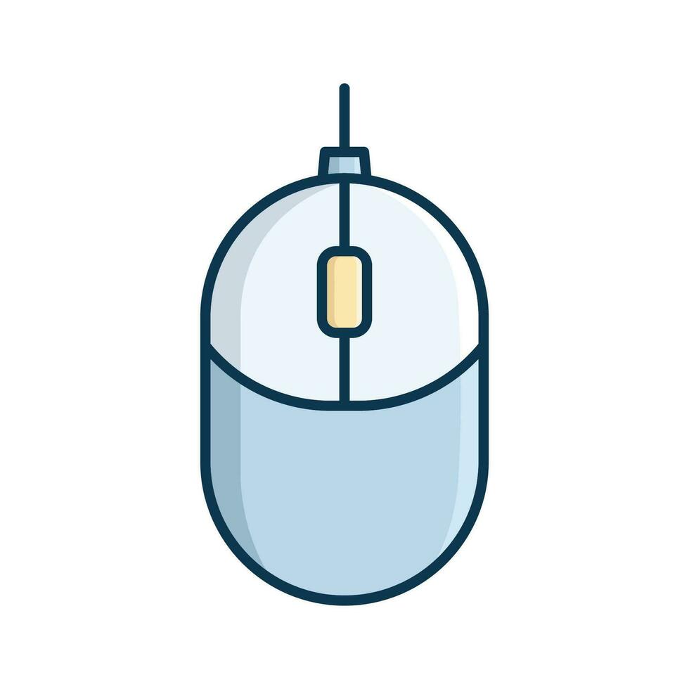 computer mouse icon vector design template simple and clean