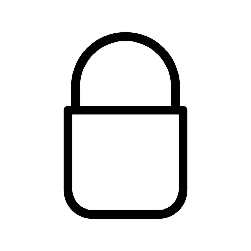 Padlock icon vector design templates