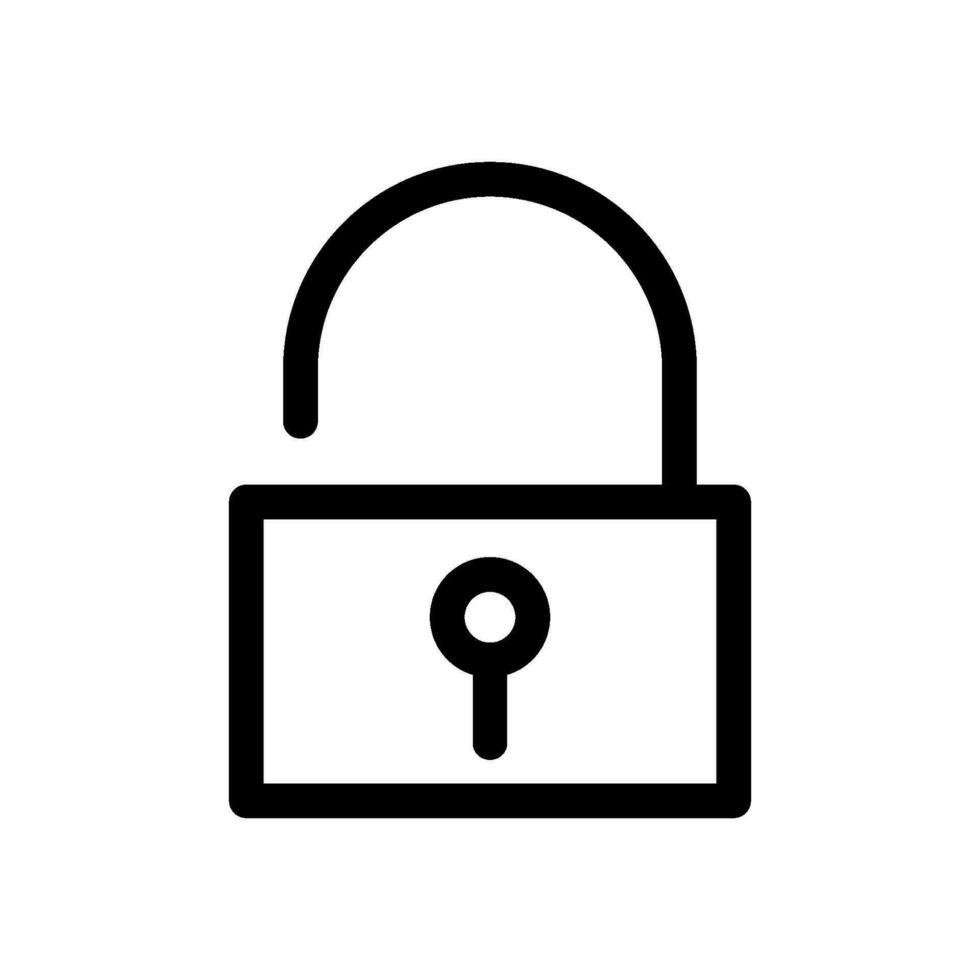 Padlock icon vector design templates