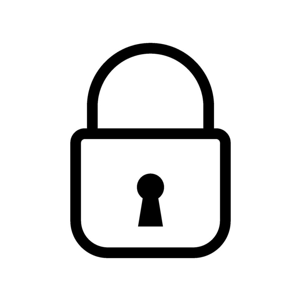 Padlock icon vector design templates