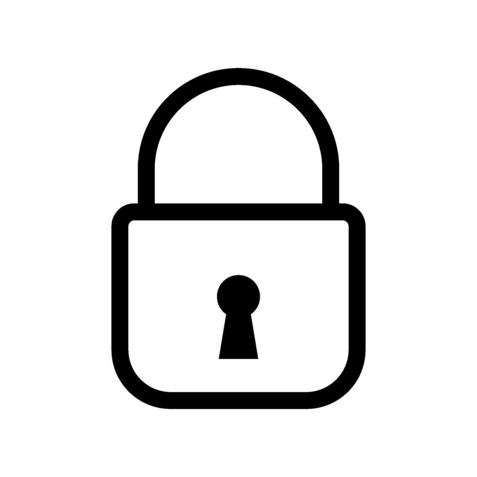 Padlock icon vector design templates