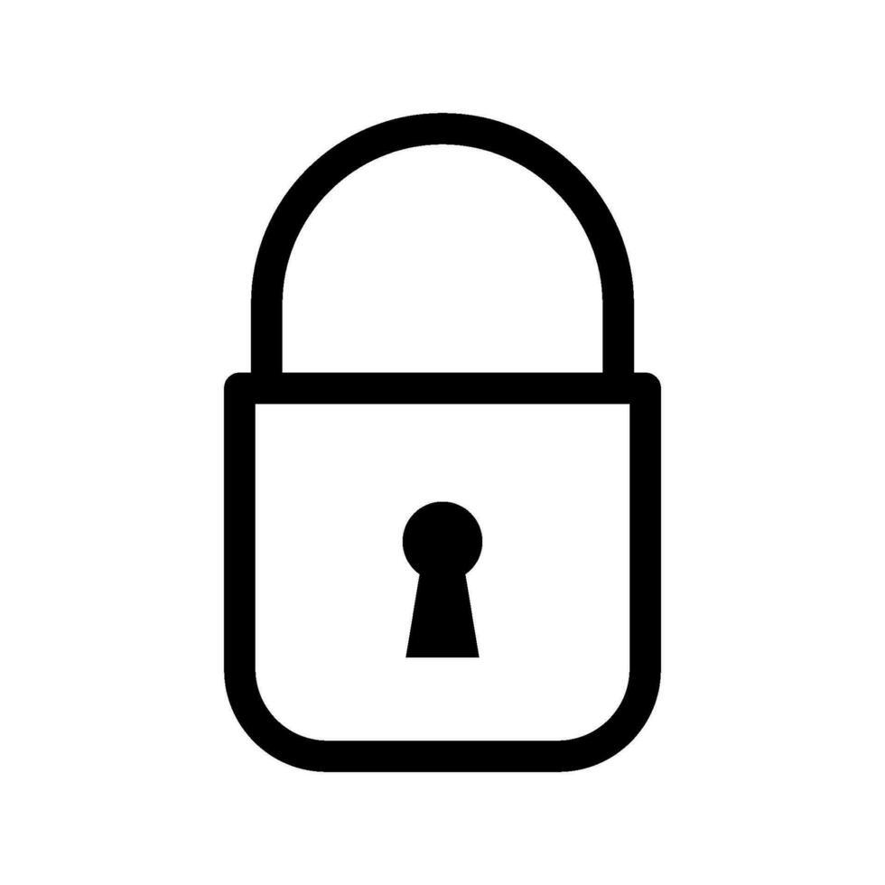 Padlock icon vector design templates