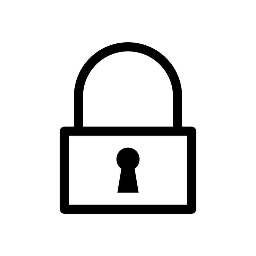 Padlock icon vector design templates
