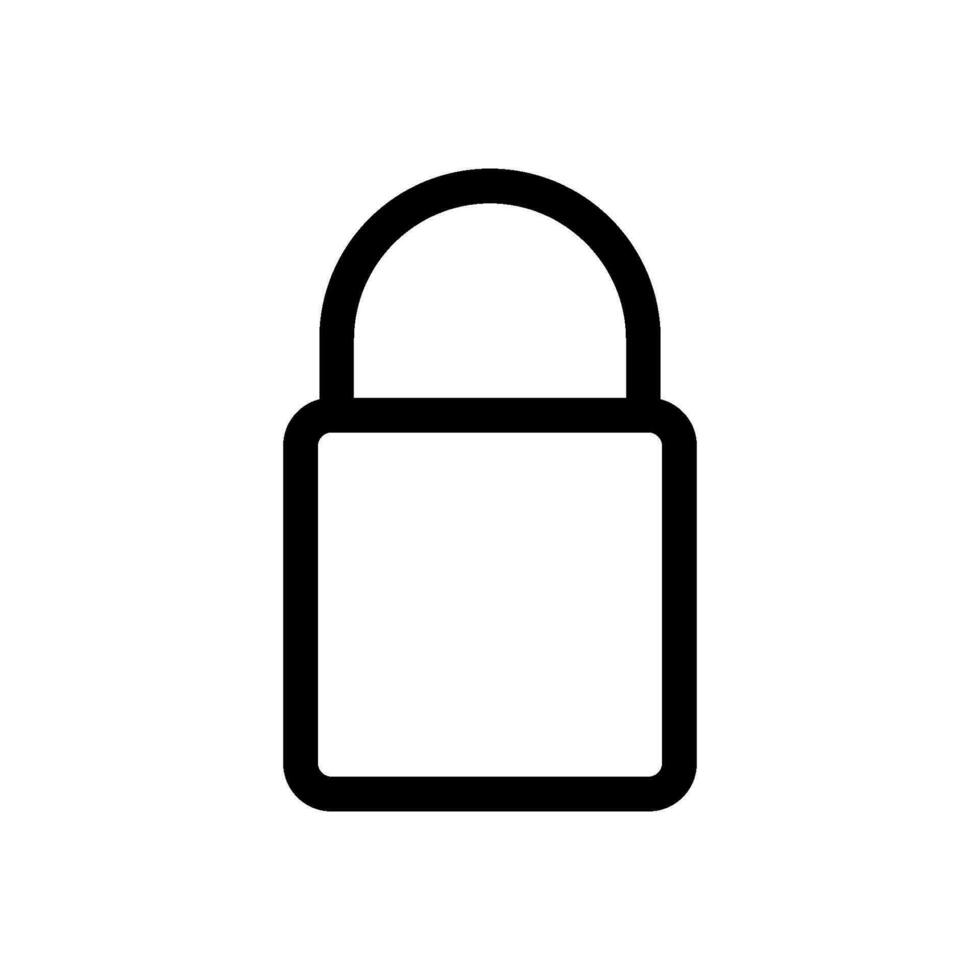 Padlock icon vector design templates