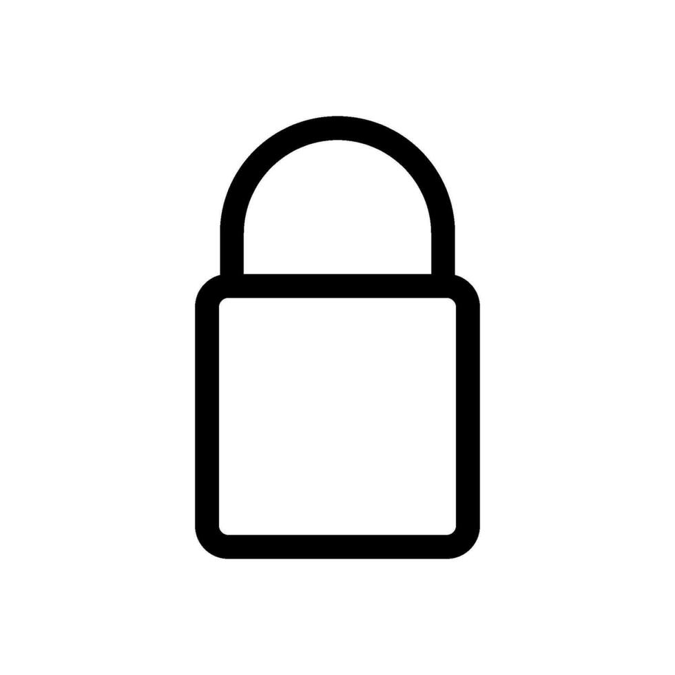 Padlock icon vector design templates