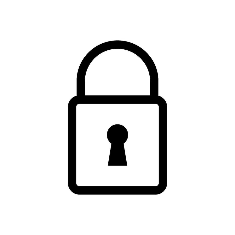 Padlock icon vector design templates