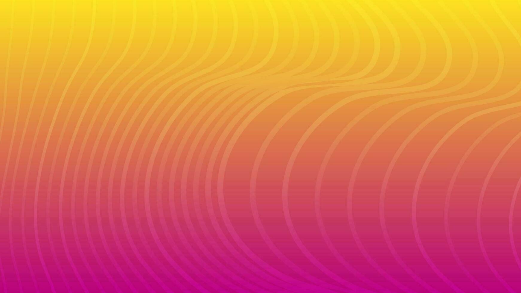 Modern colorful gradient background with wave lines vector