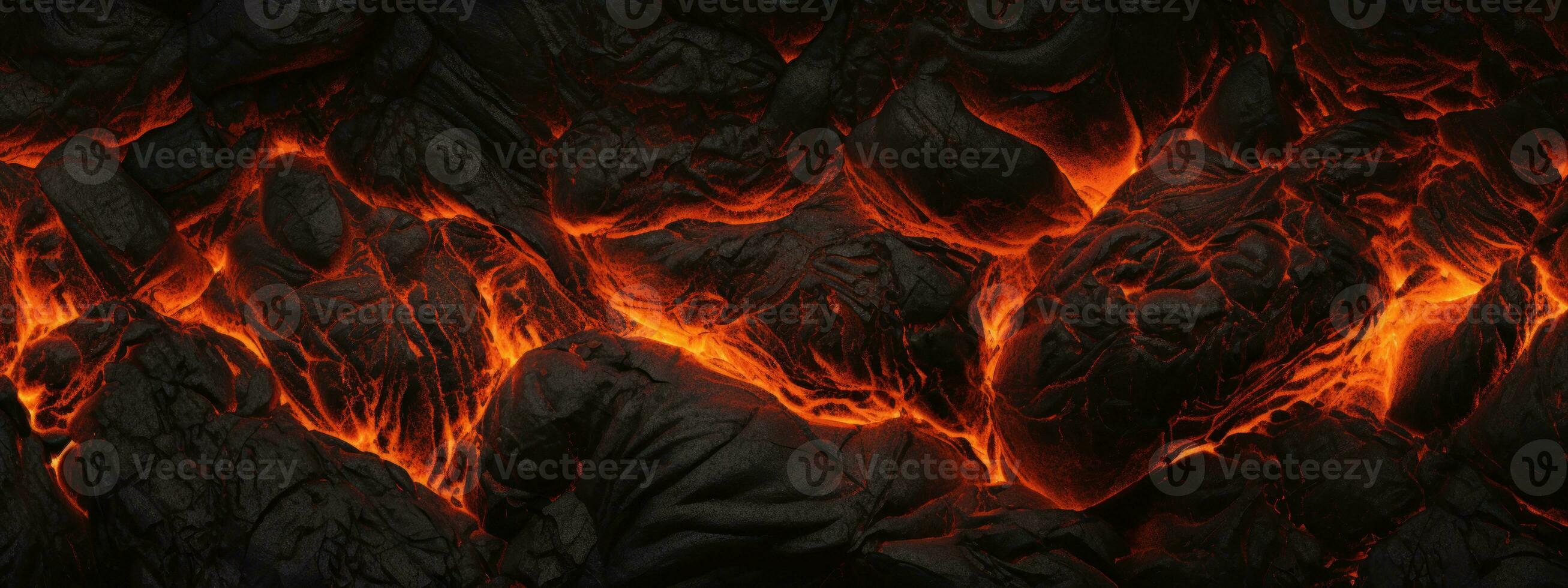 AI generated Vivid lava texture in eruption. AI generative. photo