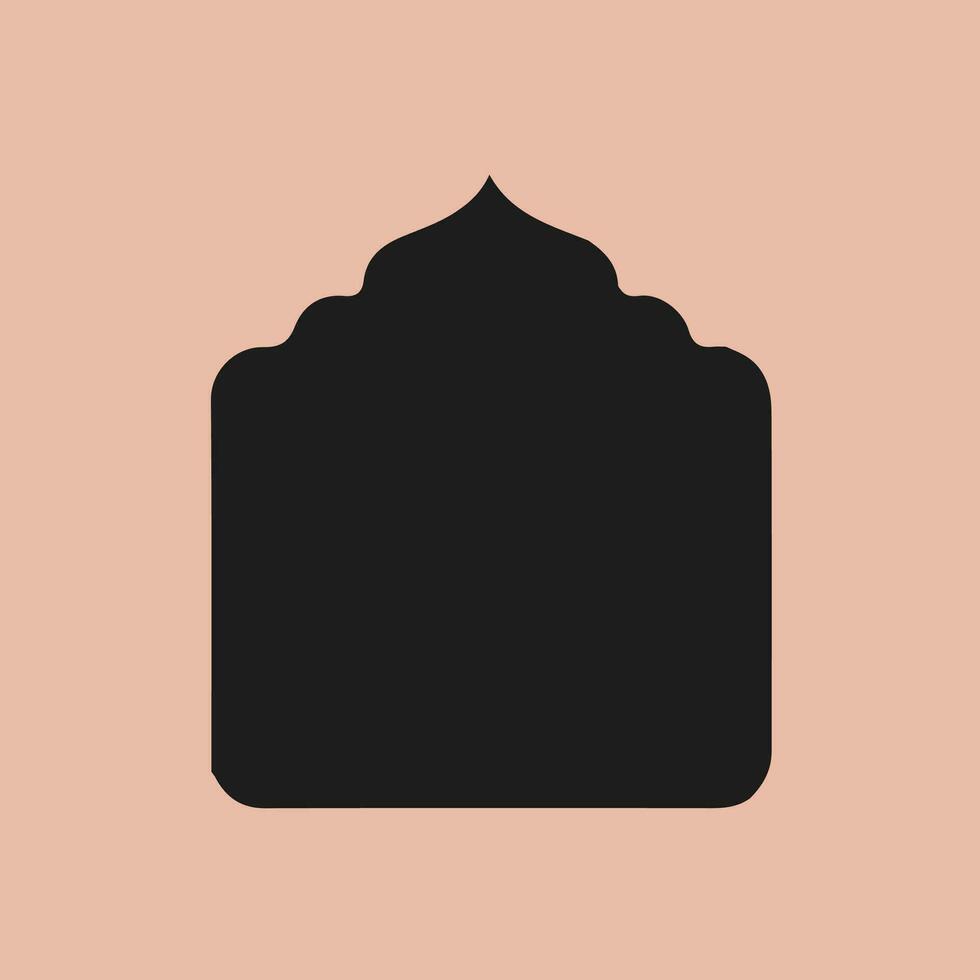islamic shape design element vecor vector