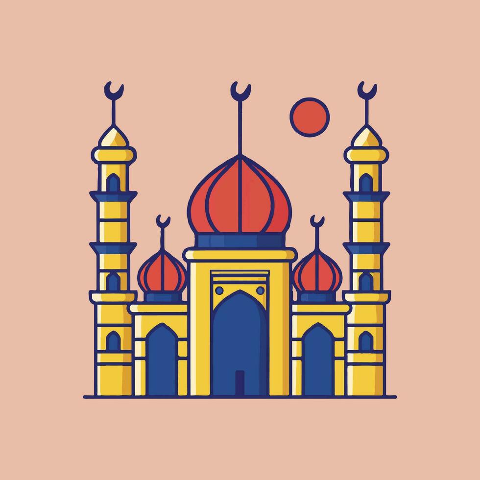 Islamic Background Mosque free vector