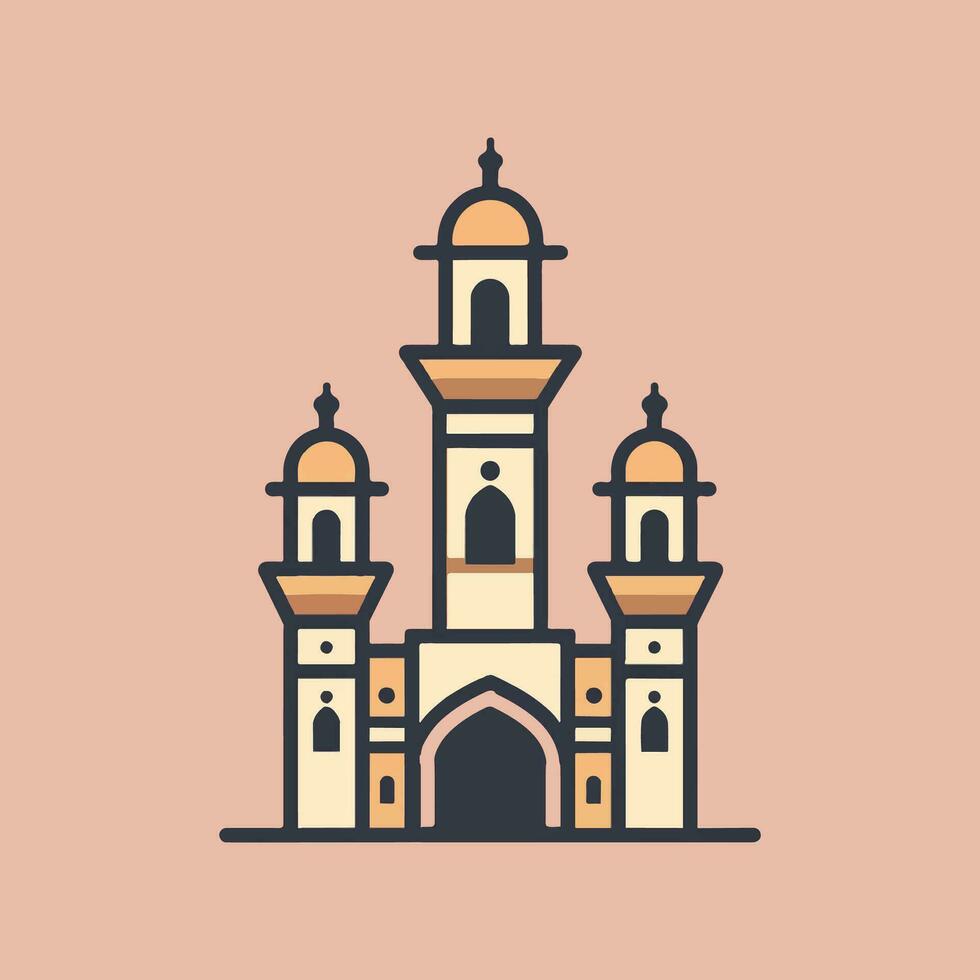Islamic Background Mosque vector
