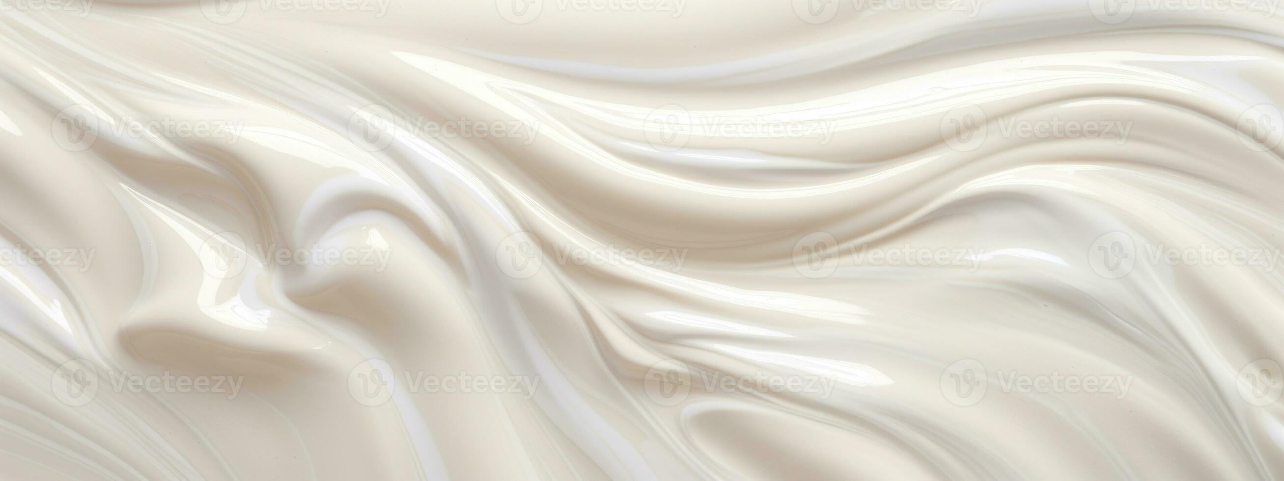 AI generated Close-up of creamy texture, smooth and rich. AI generative. photo