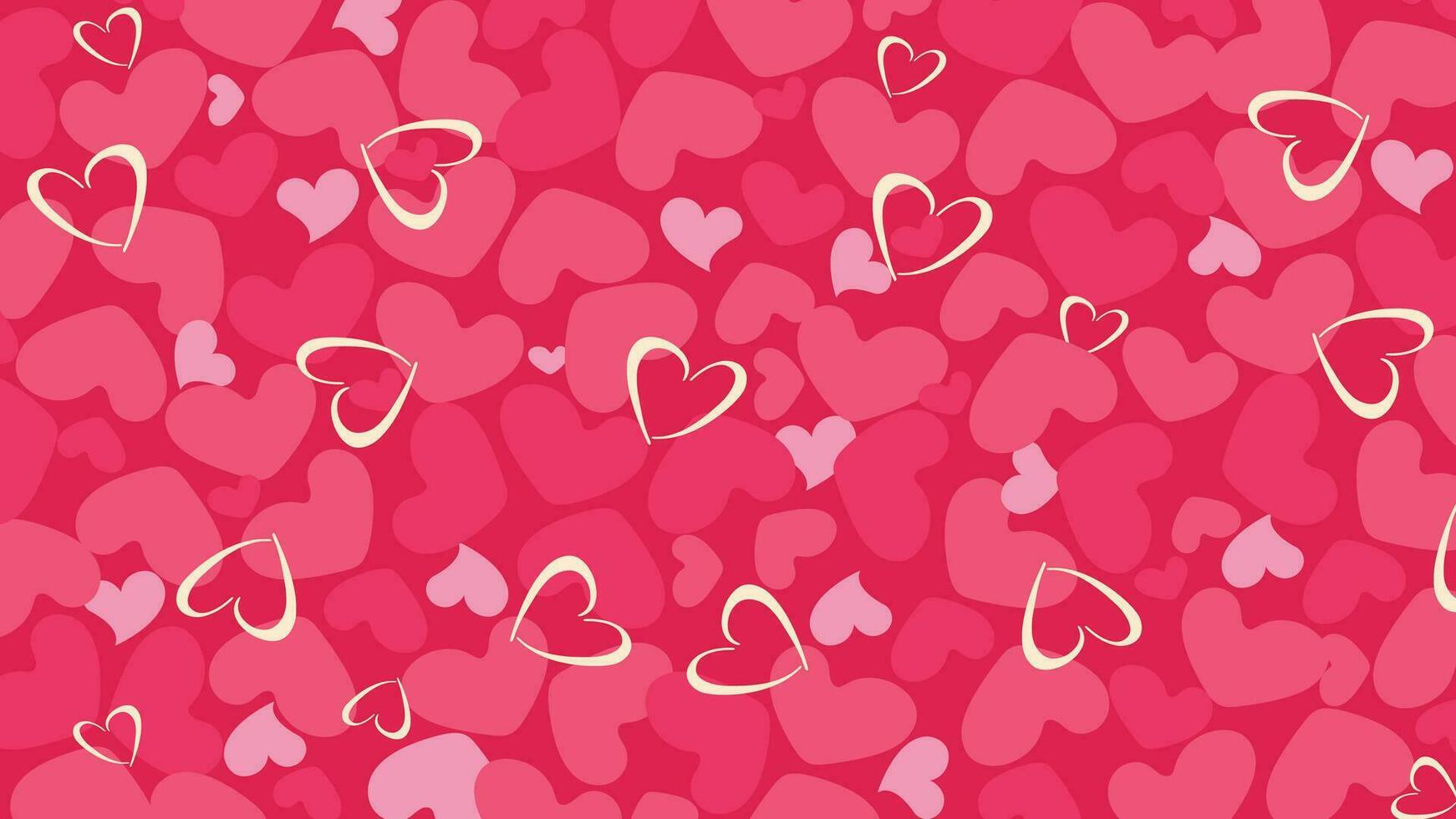 Abstract spiral valentine love background. vector