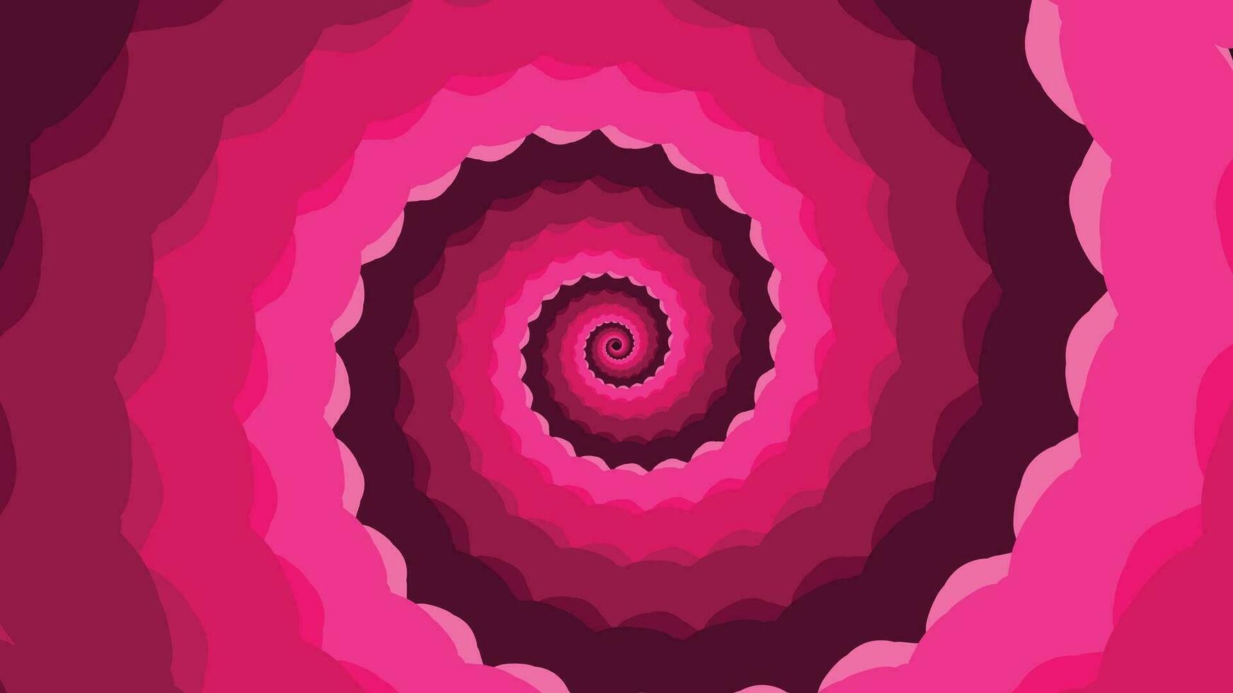 Abstract spiral valentine color lovely background. vector