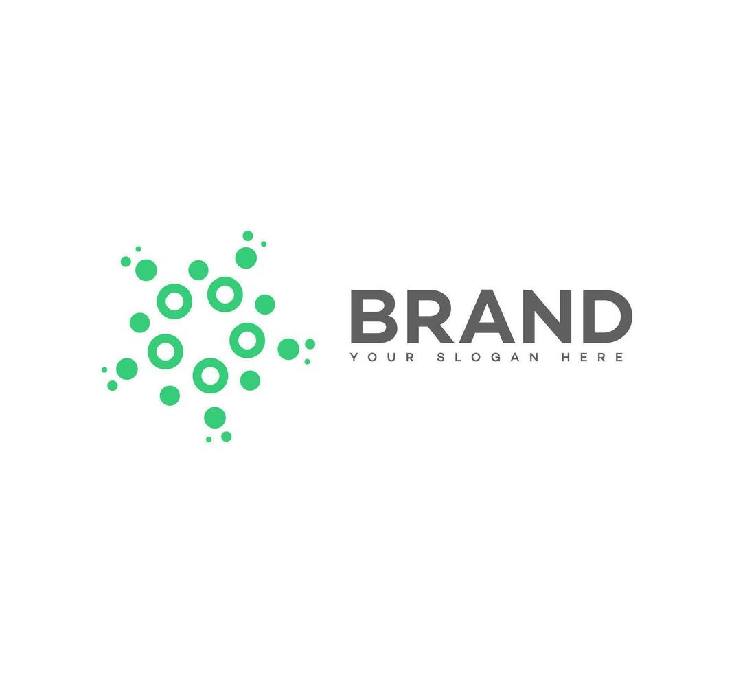 science technology logo vector