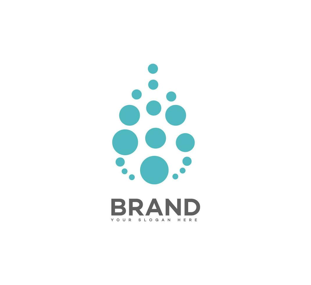 water tech logo Vector Template
