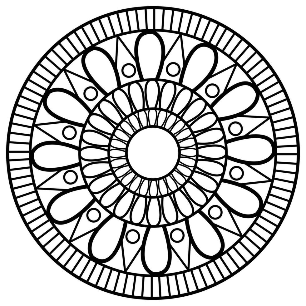 mandala coloring pages easy mandala coloring page simple mandala